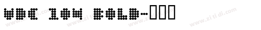 UDC 104 Bold字体转换
